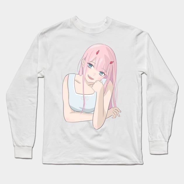 Zero Two Long Sleeve T-Shirt by CrazyLife